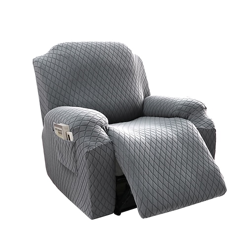 

Housse de fauteuil inclinable extensible 1 place housse de fauteuil inclinable housse de canapé inclinable avec poche latérale housse/protecteur de meuble de canapé jacquard doux avec fond élastique,