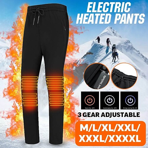 

Männer Winter Outdoor-Sport warme Hosen Frauen USB elektrische Heizung Kleidung samt dicke lässige beheizte Hose