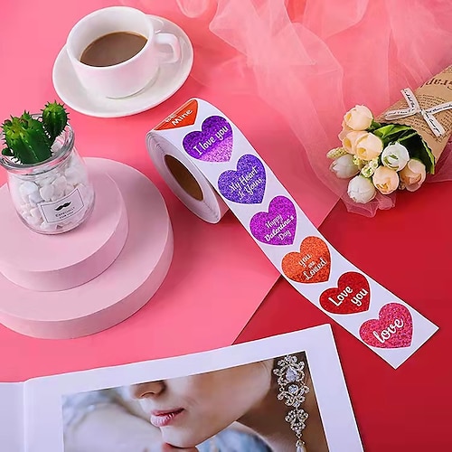 

1pcs Valentine's Day Gift Valentine's Day LOVE Love Tag Sticker.