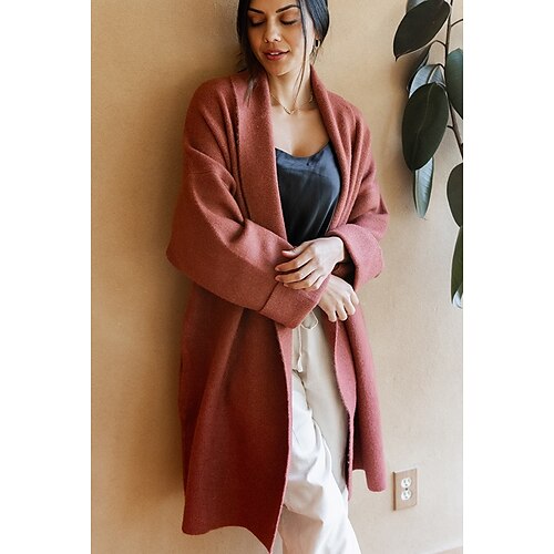

un cárdigan tipo kimono