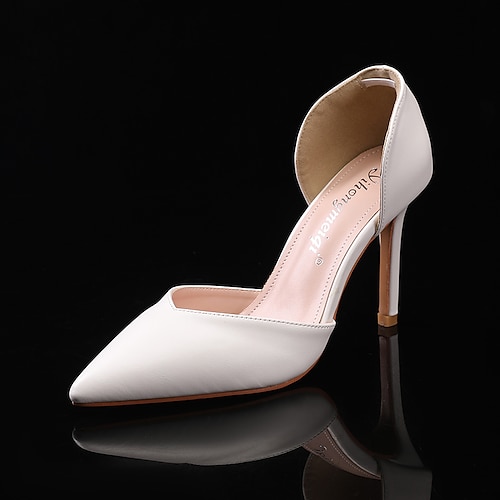 

Femme Chaussures à Talons Chaussures de mariage Escarpins Chaussures habillées Chaussures blanches Mariage Soirée Chaussures de mariée Chaussures de demoiselle d'honneur Talon Aiguille Bout pointu