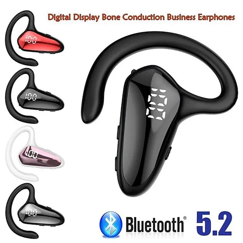 

YX02 TWS True auriculares inalámbricos Auriculares de Gancho Bluetooth 5.2 Pantalla LED de potencia para Apple Samsung Huawei Xiaomi MI Teléfono Móvil