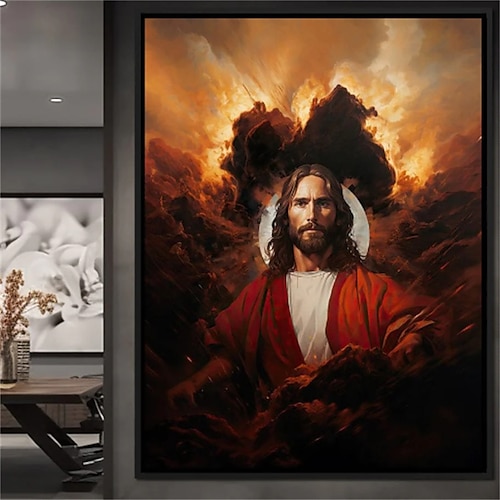 

Pessoas arte de parede tela jesus o salvador impressões e pôsteres retratos pintura decorativa em tecido para sala de estar fotos sem moldura