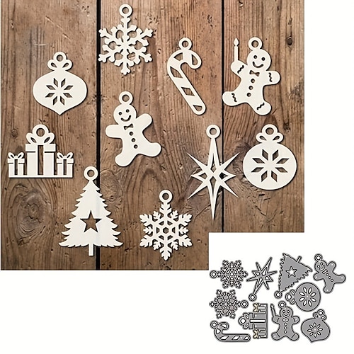 

Create Beautiful Crafts with Metal Christmas Trees Cutting Dies - Perfect for Card Making, Scrapbooking, Stamping More!