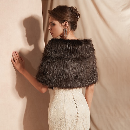 great gatsby fur shawl
