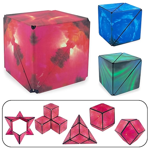 

Cubo mágico magnético 3d descompressão geométrica educacional brinquedo de pensamento magnético presente de natal presente de natal crianças presente