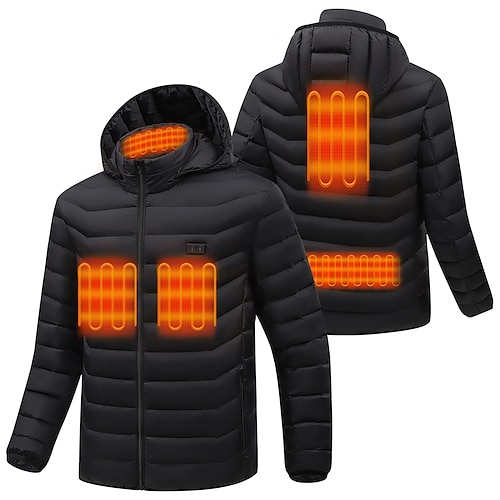 

Chaleco térmico cálido para hombre, chaleco térmico ligero, impermeable, cómodo y duradero, para correr y escalar al aire libre (batería no incluida)
