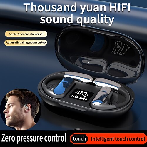 

iMosi YYK-Q28 True Wireless Headphones TWS Earbuds Ear Hook Bluetooth 5.3 Stereo Surround sound HIFI for Apple Samsung Huawei Xiaomi MI Everyday Use Mobile Phone Office Business Travel Entertainment