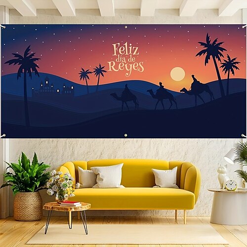 

Christmas Outdoor Garage Door Cover Feliz Xmas Door Banner Party Large Door Mural Christmas Backdrop Decoration for Holiday Home Wall Decorations