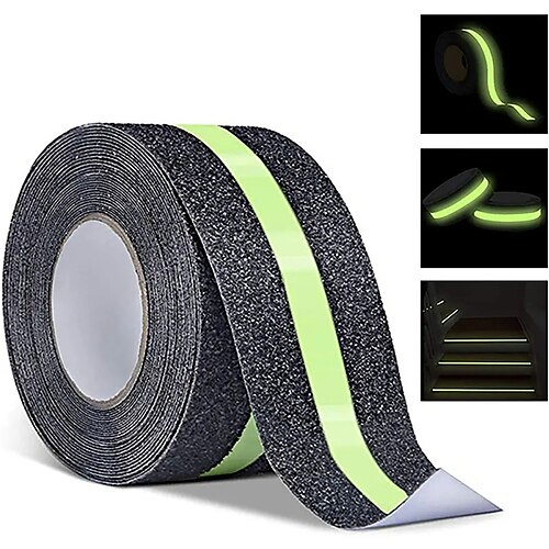 

Stairs Anti-slip Tape Luminous Warning Waterproof Sticker Grip Glow In The Dark Self Adhesive Tapes 1PC 50MM5M PET