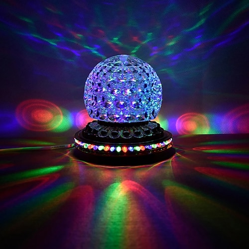 

Christmas ktv Party Stage Lighting DJ Disco Effect Light Mini Rotating Colorful LED Stage Light Home Crystal Strobe Magic Ball