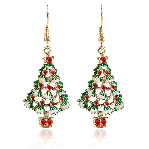 

1 Pair Drop Earrings For Women's AAA Cubic Zirconia Christmas Daily Alloy Classic Fashion