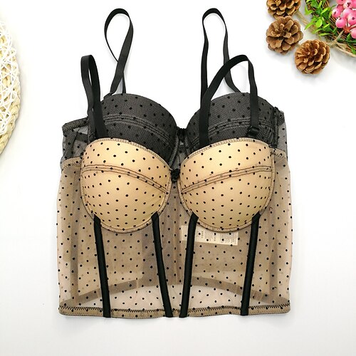 

Sensual Y2K Año 2000 Faja Parte superior del tubo Top tank sujetador push up Top corto con corpiño Chica gótica Mujer Cosplay Disfraz Carnaval Fiesta Club nocturno Ropa de Fiesta Chalecos