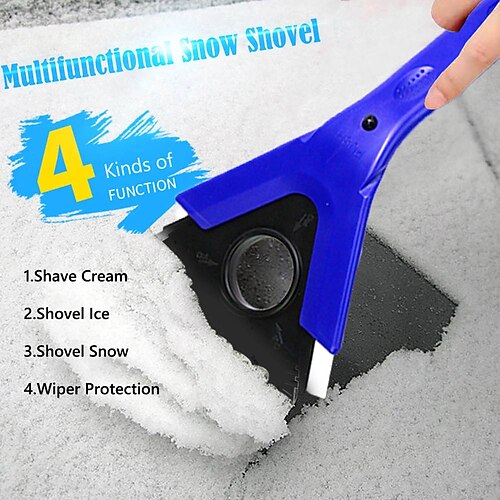 

Multifunctional Car Snow Shovel For Snow Sweeping Defrosting And Deicing Car Ice Scraper Mounted Snow Broom