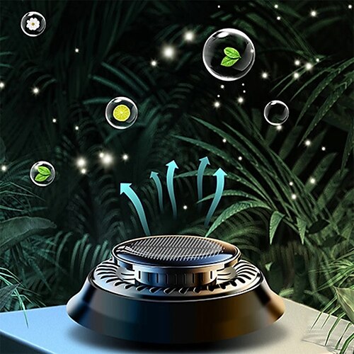 

difusor de aroma rotativo solar óleos essenciais veículo micro-ondas aromaterapia sólida difusores de carro para caminhão automotivo molécula de aromaterapia de longa duração decoração rotativa
