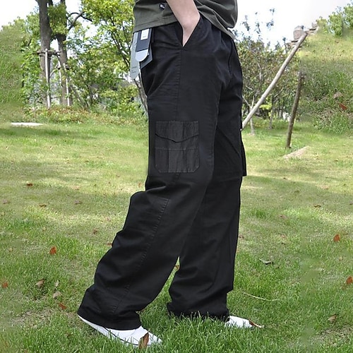Amazon.com: Cozomiz Men's Fleece Lined Big & Tall Reinforced Utility Pant  Cargo Trousers 28-32W x 26L Black: Clothing, Shoes & Jewelry
