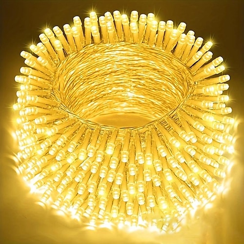 

Led luz de fadas guirlanda árvore de natal corrente de luz de fadas à prova d' água casa jardim festa de casamento decorações de férias ao ar livre alimentado por bateria ano novo, decoração de natal