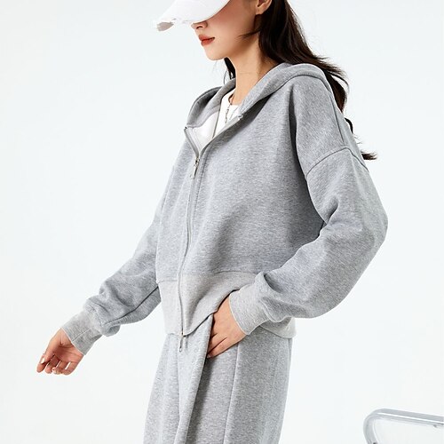 

Hoodie Sweatshirt Sweatpants Plain Graphic Sweatsuit For Men's Women's Unisex Adults' Hot Stamping 100% Polyester Street Casual Daily