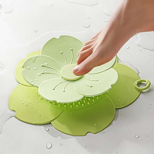 

Durable Silicone Hair Catcher: Multifunctional Tub Stopper For Odor-Proof Floor Drain Protection - Easy To Install Clean For Bathroom, Bathtub Kitchen