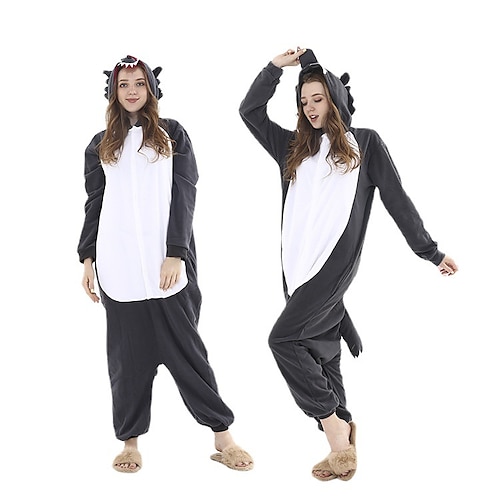 

Adulto Pijama kigurumi Vestuário de Noite Pijamas Macacão Lobo Animal Animal Pijamas Macacão Pijamas fantasia engraçada Lã de coral Cosplay Para Homens e Mulheres Baile de Máscaras Pijamas Animais