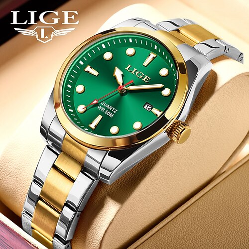 

2023 LIGE New Business Mens Watches Top Brand Luxury Dive Watch For Men Waterproof Date Clock Sport Watch