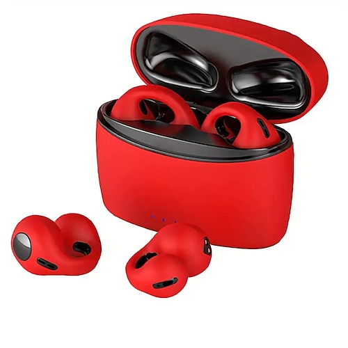 

Wireless Open Ear Headphones Clip On BT Earbuds For Android/iPhone With Charging Case - Enjoy Music Everywhere!