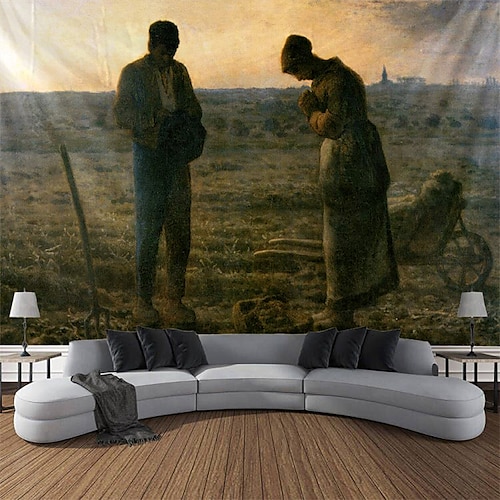 

Jean-françois millet peinture tapisserie suspendue art mural grande tapisserie décor mural photographie toile de fond couverture rideau maison chambre salon décoration