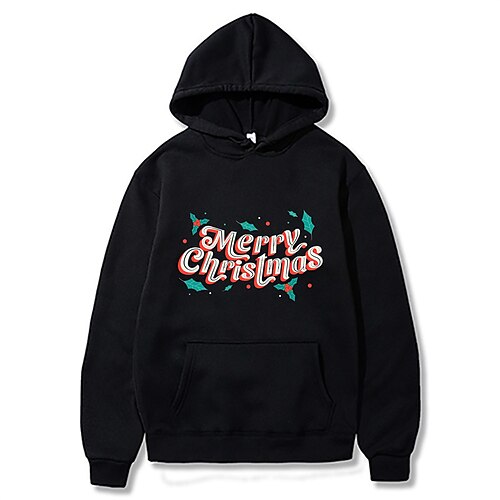 

Christmas Cosplay Hoodie Cartoon Manga Anime Front Pocket Graphic Hoodie For Men's Women's Unisex Adults' Hot Stamping 100% Polyester Party Festival