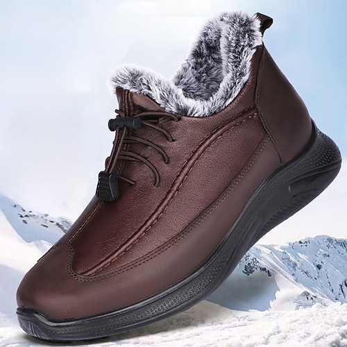 

Herren Stiefel Winterstiefel Wanderschuhe Brautkleider schlicht Täglich PU Komfortabel Stiefeletten / Stiefeletten Halbschuhe Schwarz Kaffee Frühling Herbst