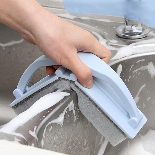 

faltbare Wannenbürste mit Griff, Badezimmer-Fliesenbürste, Küchenspüle-Bürste, Power-Wash-Topf-Reinigungsbürste, Schwammwischtuch