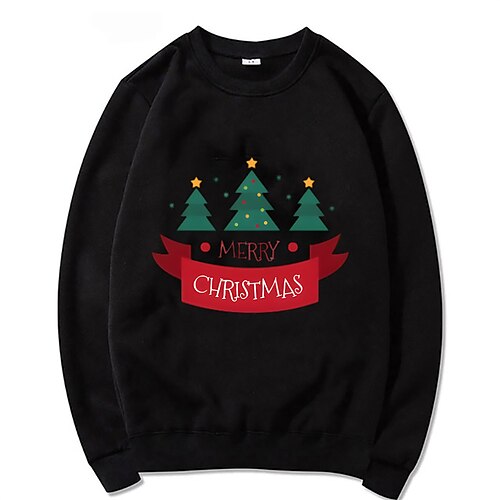 

Christmas Cosplay Cartoon Manga Sweatshirt Anime Graphic Top For Men's Women's Unisex Adults' Hot Stamping 100% Polyester Party Festival