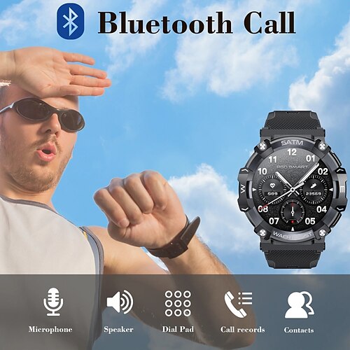 

imosi montre intelligente 1,39 pouces smartwatch fitness montre de course rappel d'appel bluetooth suivi du sommeil moniteur de fréquence cardiaque compatible avec Android iOS femmes hommes étanche