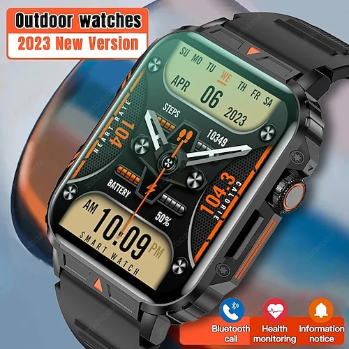 

L81 Smart Watch 1.95 inch Smartwatch Fitness Running Watch Bluetooth Pedometer Call Reminder Activity Tracker Compatible with Android iOS Women Men Long Standby Hands-Free Calls Waterproof IP 67 46mm