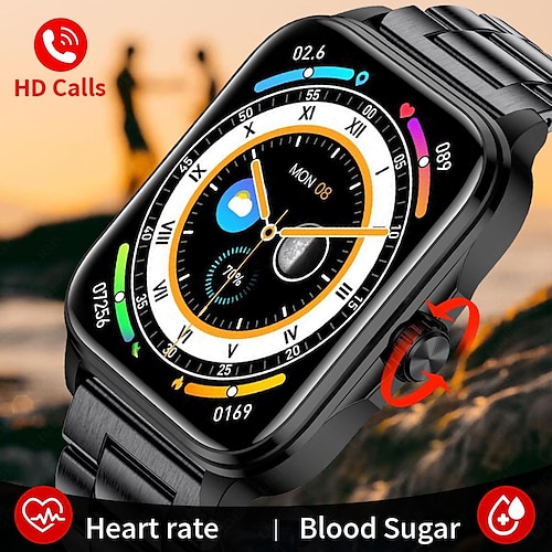 

2023 New LIGE Smart Watch For Men and Women 1.91'' HD Full Touch Screen Bluetooth Call Watches Sport Waterproof Fitness Tracker Health Monitor Smartwatch Montre Connecter