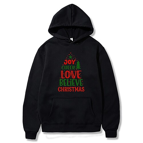 

Christmas Cosplay Hoodie Cartoon Manga Anime Front Pocket Graphic Hoodie For Men's Women's Unisex Adults' Hot Stamping 100% Polyester Party Festival