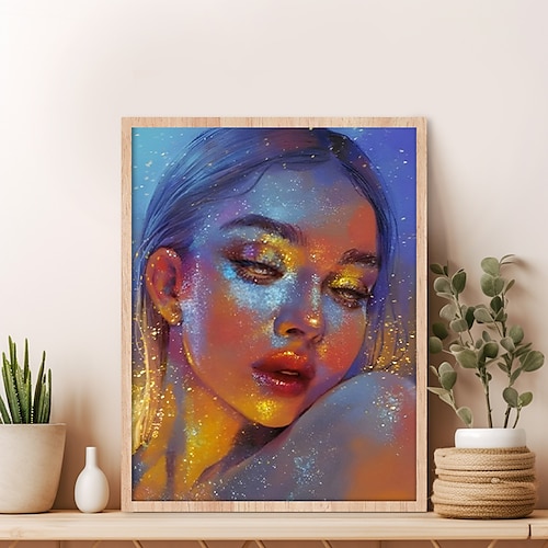 

1pc People DIY Diamond Painting Beautiful Woman Diamond Painting Handcraft Home Gift Without Frame