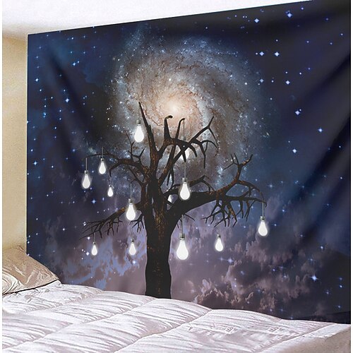 

paysage galaxie arbre suspendu tapisserie mur art grande tapisserie décor mural photographie toile de fond couverture rideau maison chambre salon décoration