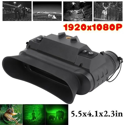 

NVG G1 Digital Night Binoculars Head Mounted HD Infrared Night Goggles Rechargeable 200m Wide View OLED Display Infrared Camera Hunting