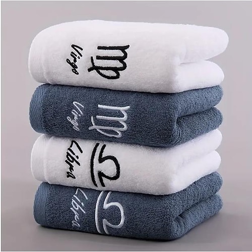 

Constellation Towel 100% Cotton Towel Creative Couple Gift Thickened Sports Face Towel Pure Cotton Towel