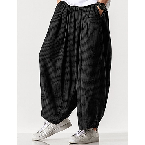 

Homme pantalon de costume Pantalon en Velours Côtelé Pantalon Culotte Bouffante Pantalon de costume Taille elastique Poche avant Plein Confort Entreprise du quotidien Vacances Mode Chic et moderne