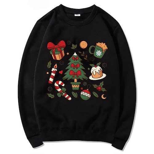 

Weihnachten Cosplay Zeichentrick Manga Pullover Anime Grafik oben Für Herren Damen Unisex Erwachsene Heißprägen 100% Polyester Party Festival