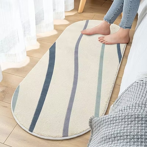 

Tapis de couloir imitation laine tapis de couloir géométrique cuisine bohème lavable tapis doux géométrique moderne tapis intérieur antidérapant salle de bain chambre