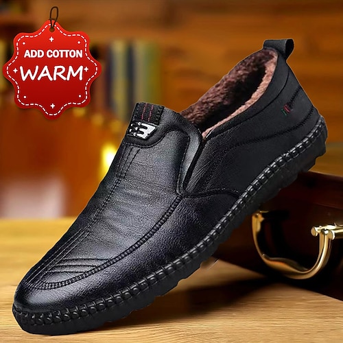 

Herren Stiefel Winterstiefel Wanderschuhe Brautkleider schlicht Täglich PU Komfortabel Stiefeletten / Stiefeletten Halbschuhe Schwarz Frühling Herbst