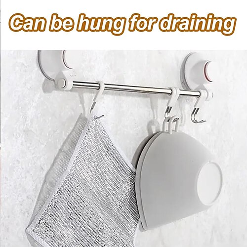Multipurpose Wire Dishwashing Rags For Wet And Dry, Multipurpose  Non-Scratch Scrubbing Wire Dishwashing Rags, Mesh Cleaning Cloth, Steel  Wire Dish