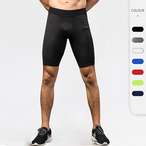 Voor heren Sweat short Korte broek Uitgaan Weekend Hardlopen Vrijetijdsschoenen Effen Knielengte Gymnastiek Sportkleding Zwart Wit