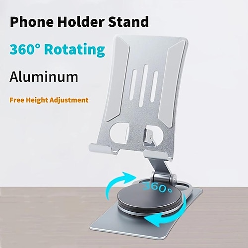 

suporte de telefone Rotativo Dobrável Suporte de telefone para Casa Escritório De Cama Compatível com Todos os telefones celulares Acessório para Celular