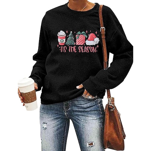 

Weihnachten Cosplay Weihnachtsstrickjacke Kapuzenshirt Pullover Anime Grafik Kapuzenshirt Für Damen Erwachsene Heißprägen 100% Polyester Party Festival