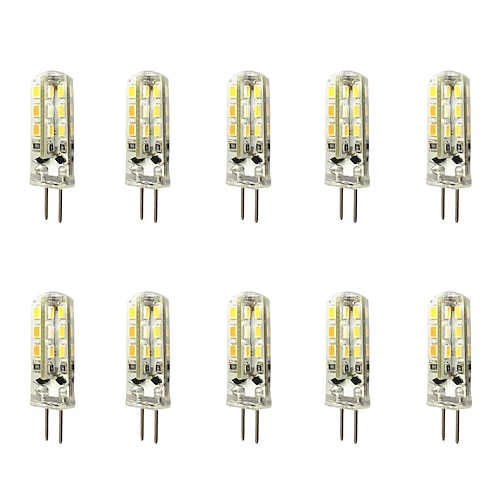 

G4 LED Bulbs JC Bi-Pin Base Lights 1.5W DC 12V 10W T3 Halogen Bulb Replacement Landscape Bulbs