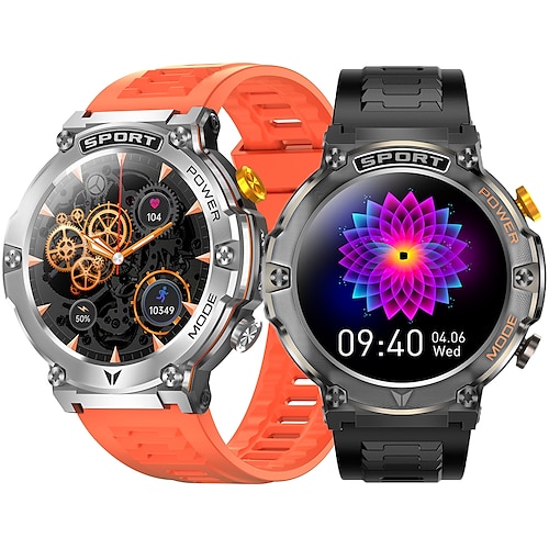 

iMosi XX1 PRO Montre intelligente 1.43 pouce Smartwatch Montre Connectée Bluetooth Podomètre Rappel d'Appel Moniteur d'Activité Compatible avec Android iOS Femme Hommes Mode Mains-Libres Imperméable