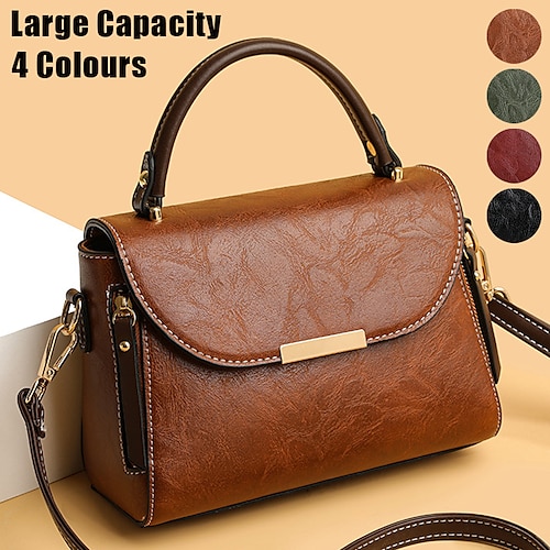 

Women's Crossbody Bag Shoulder Bag Envelope Bag PU Leather Daily Holiday Travel Buckle Zipper Large Capacity Multi Carry Solid Color 2049 brown 2049 red 2049 black